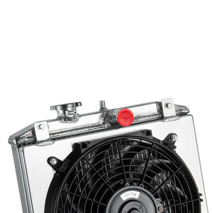 4 Row Radiator Shroud Fan For Honda Civic Del Sol Integtra 92-01 - size: 4 Row Radiator+Shroud Fan(MT)