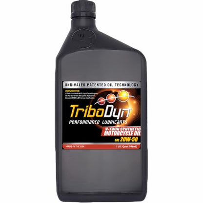 Ceramic SAE 20W-50 Synthetic V-Twin Motorcycle Oil - 1 Quart - size: 1 Quart
