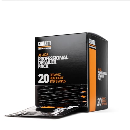 CERAKOTE® Ceramic Headlight Restoration Detailer Pack, 20 Wipes - size: 20x Step 3 Wipes