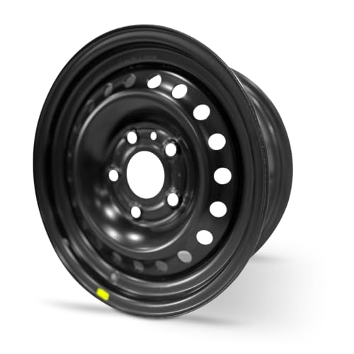 16 x 7 in Steel Wheel Rim 5 Lug 139.7mm 25.4mm Offset 77.8mm CB| Powder-Coated Black finish Fits Dodge Dakota 2005-2011 | New OEM Surplus | 52855013AA