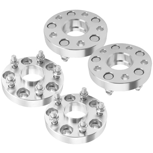 IRONTEK 5x114.3mm Wheel Spacers Compatible for Lexus ES300 300h 330, GS300 350 430, IS250 300, LS400; for Toyota Tacoma, Camry, Highlander Forged 1 inch Thread Pitch M12x1.5 Hub Bore 60.1mm 6X4.5 4PCS - size: 5x4.5-1in-4PCS