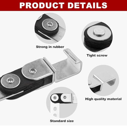 3" Exhaust Hanger Kit 12PC Universal 360° Swivel Clamps - size: 12-Pack 3" Universal Exhaust Hanger Kit