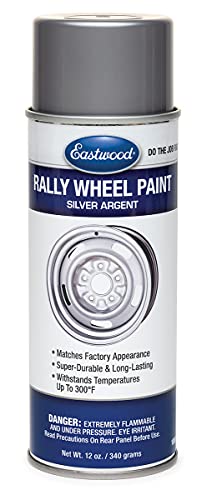 Eastwood Acrylic Rally Wheel Argent Silver Lacquer Paint Aerosol 12 oz 50-60% Gloss