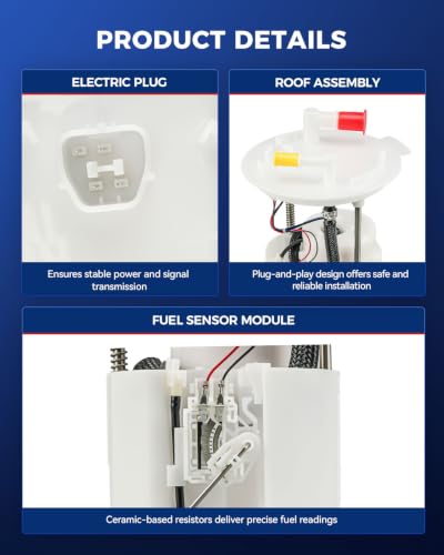 KAX Electric Fuel Pump Assembly FG1311 Fit for 2011-2015 Lincoln MKX FWD