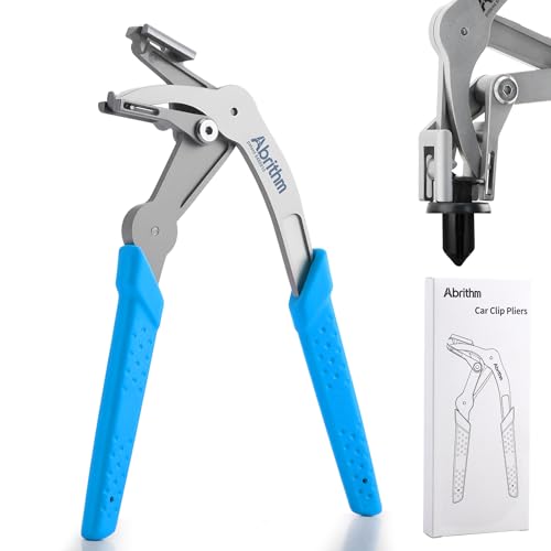 Car Clip Pliers, Panel Clip Removal Tool for Plastic Fasteners, Blue - color: Blue