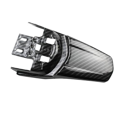 Motorcycle Imitation Carbon Fiber RACING Modified Extended Kit Rear Fender Mudguard Plastics Protector Tail Guard For Light Bee X S X160 X260 Electric Dirt Bike. - size: Carbon Fiber 2