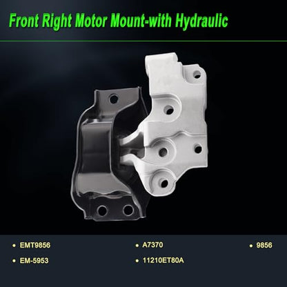 Engine Motor Mount Compatible with Nissan 08-13 Rogue 2.5L L4 AWD - size: 2008-2013 Rogue AWD 2.5L