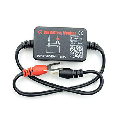 BM2 Bluetooth Battery Monitor 12V Car Battery Tester for Lead Acid, Auto Battery Load Tester with Cranking Charging Test, LowVolt Alarm for Car/RV/Motorcycle/Truck/Boat/Solar Power System