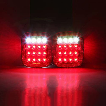 LIMICAR Trailer Tail Lights, 22 LED Stop Turn Backup Lights, 2 Pack