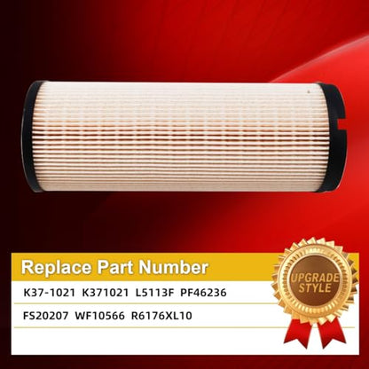 K37-1021 Fuel Filter Replace L5113F PF46236 FS20207 WF10566 R6176XL10