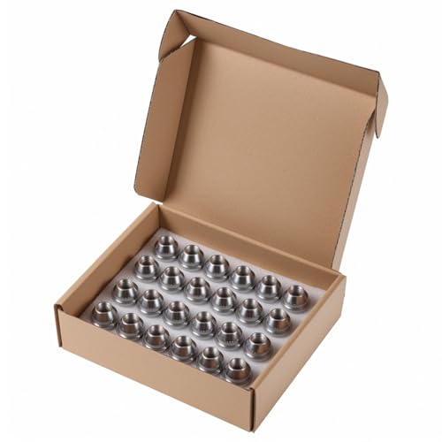 24pcs M14x1.5 Lug Nuts 14x1.5 Chrome Lug Nuts Large Acorn Seat Lug Nut One-Piece Design for 2015-2023 Ford F-150 F150 Expedition Lincoln Navigator OEM Factory Wheels