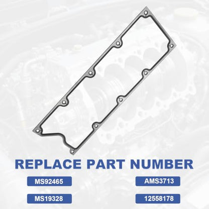 Valley Pan Cover Gasket for Chevrolet Express Silverado GMC Savana - color: 12558178