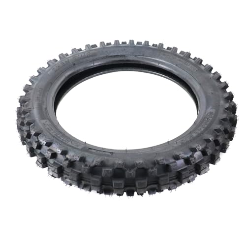 80/100-12 Rear Tire And Inner Tube，3.00-12 Motorcycle Tire for 90cc 110cc 125cc SSR/CRF XR70 CR60R/KLX110 KX60/DRZ DS80 JR80 RM50 PW80 TTR YZ60 65SX Off Road Motocross Pit Dirt Bike