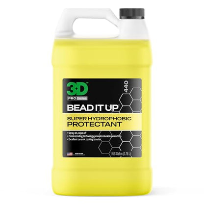 3D Bead It Up Ceramic Coating Booster Spray - Super Hydrophobic Bead Maker - Polymer Paint Protectant & Sealant 1 Gallon - size: Gallon