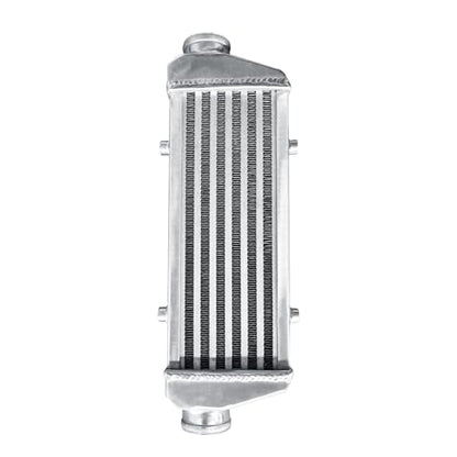 Universal Intercooler 18.5''x6.6''x2.7" Front Mount Intercooler 2.2'' Inlet and Outlet Aluminum Turbo Intercooler Direct Replacement for Any Turbo Charger system - size: 18.5''x6.6''x2.7" 2.2''
