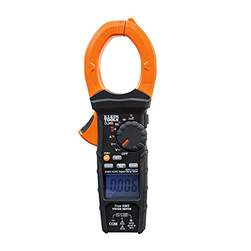 Klein Tools CL900 Digital Clamp Meter, 2000A AC/DC Auto Ranging - size: 1000V