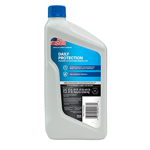 Valvoline Daily Protection 5W-30 Synthetic Blend Motor Oil 1 QT (Pack of 2) - size: 1 quart (Pack of 2), style: Synthetic Blend