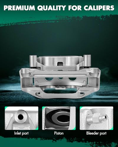 SCITOO 18B5306 Rear Right Disc Brake Caliper With Bracket - size: Rear Passenger[18B5306]