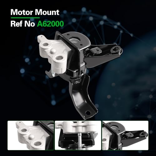 Engine Motor Transmission Mount Kit Compatible with Prius 2010-2015