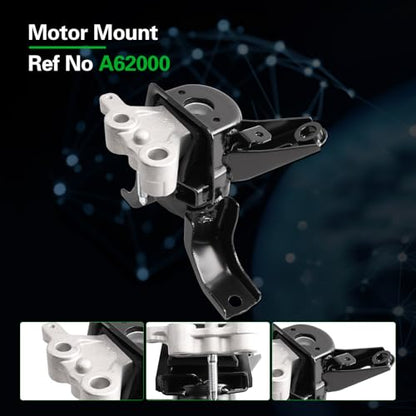 Engine Motor Transmission Mount Kit Compatible with Prius 2010-2015