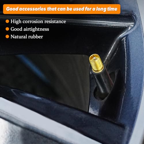 Mandark Car TR413 Tire Valve Stems, Rubber Snap-in Automotive Valve Stems, Vehicle 0.453 Inch Tubeless Rim Holes Valve Stem Replacement Accessories, Universal for RV, SUV, Truck (100PCS) - size: 100PCS