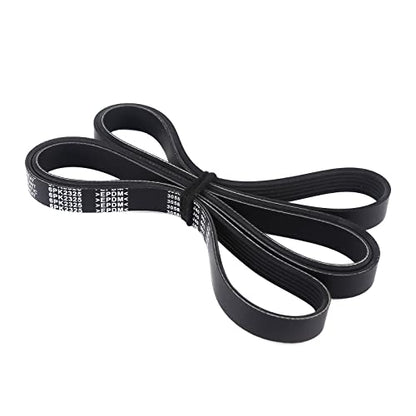 MOCA 6PK2325 EPDM Serpentine Belt for Dodge GMC 2.9L 3.7L DOHC 4-Door - size: 6PK2325