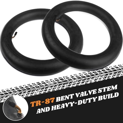 AR-PRO (2-Pack) 2.50/2.75-10 Dirt Bike Replacement Inner Tube Heavy Duty with TR-87 Bent Valve Stem, Compatible for Honda Crf50 /Xr50, Razor MX650 / MX500, Suzuki DRZ70 / JR50, Yamaha PW50 - size: 2.50/2.75-10", TR-87 Valve
