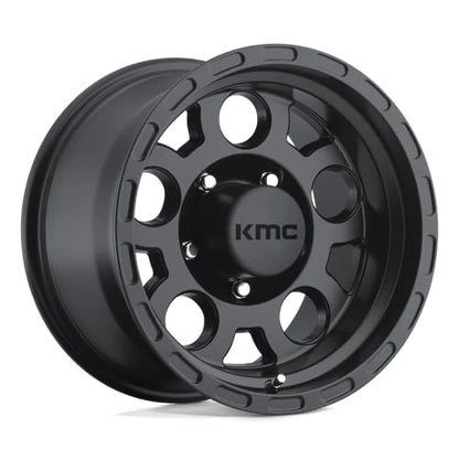 KMC KM522 Enduro 18x9 8x6.5" +0mm Matte Black Wheel Rim 18" Inch - size: 18X9, 8X6.5, 5, 0mm