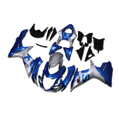 YTL Silver Blue Full Fairing Fit for Suzuki 2011-2026 GSXR 600/750 - color: 021 Silver Blue