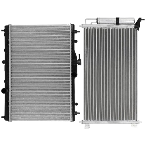 OCPTY 13127 Aluminum Radiator Fit for Nissan for Cube 2009-2014
