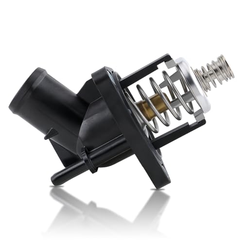 GoaMotors Engine Coolant Thermostat 12674639 Thermostat Housing Water Outlet for Chevy Silverado Suburban Tahoe for Corvette for GMC for Sierra Yukon for Cadillac Escalade