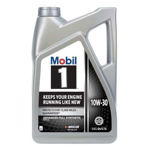 Mobil 1 Advanced Full Synthetic Motor Oil 10W-30, 5 Quart - size: 5 Quart (Pack of 1), style: Full Synthetic