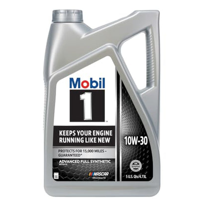 Mobil 1 Advanced Full Synthetic Motor Oil 10W-30, 5 Quart - size: 5 Quart (Pack of 1), style: Full Synthetic