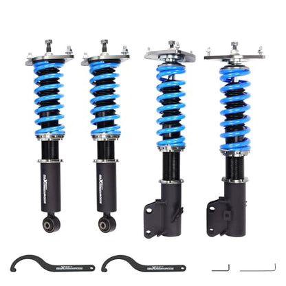 maXpeedingrods Coilover for Subaru Crosstrek GP chassis 2013-2017, 24 Levels Damper Adjustable Shock Absorber Struts, Height Adjustable T6 Upgraded Lowering Kits Blue