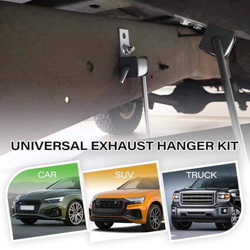 4 Pcs Heavy Duty Exhaust Hanger Rod - 3/8" Rod 10" Long