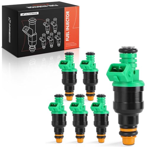 A-Premium Fuel Injectors Set of 6 Compatible with Ford, Mazda