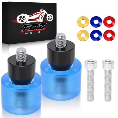 TDZ Motorcycle Decorative Wheel Install on 1-1/4" Engine Guard Saddlebag Guard for Harley & Any Other Brand 1.25” Crash bar, Light Blue Wheel - color: I-Light Blue Wheel