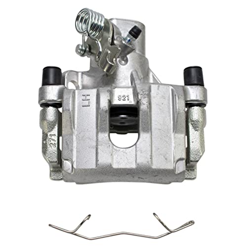 TRQ Rear Brake Caliper Set Zinc Coated Brackets Hardware - color: Replacement, size: CLA31963