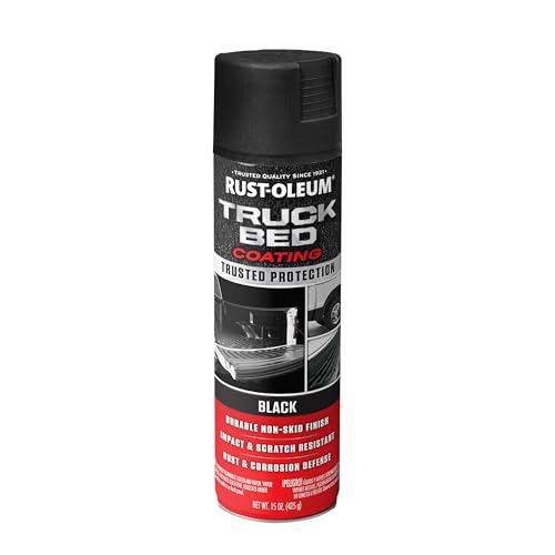Rust-Oleum Automotive Truck Bed Coating Spray Paint, Black - color: Black, size: 15 Ounce (Pack of 1)