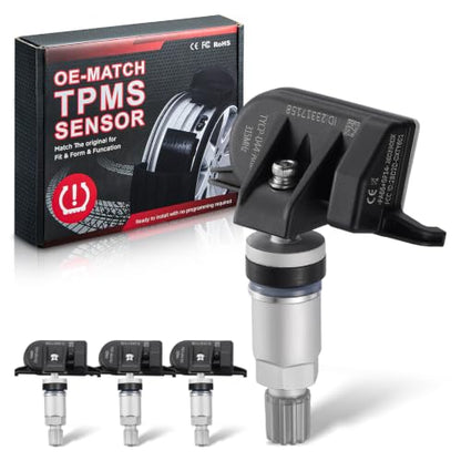 315Mhz TPMS Sensor 4D0907275D Pre-Programmed Tire Pressure Sensor 4PCS - size: 4D0-907-275D