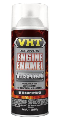 VHT Engine Enamel, Gloss, Clear, 11 oz - color: Clear, size: 1 Count (Pack of 1), style: Clear