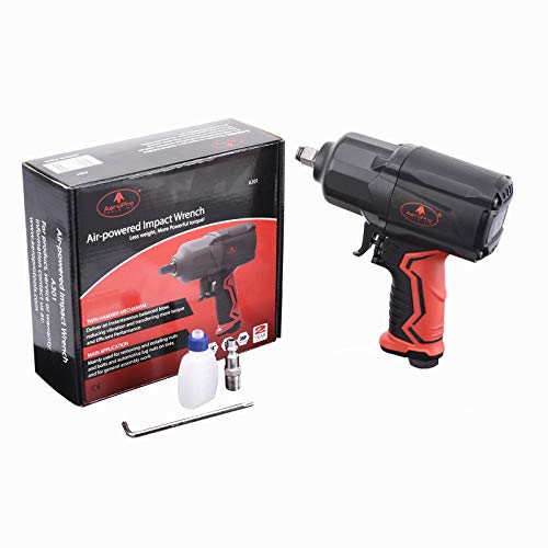 AEROPRO TOOLS Pneumatic Impact Wrench 1/2-Inch Air Impact Gun