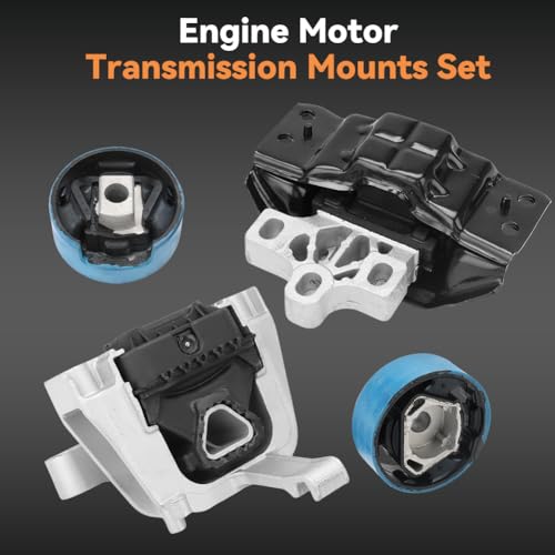 Engine Motor Transmission Mount Set Compatible with Volkswagen Atlas 3.6L