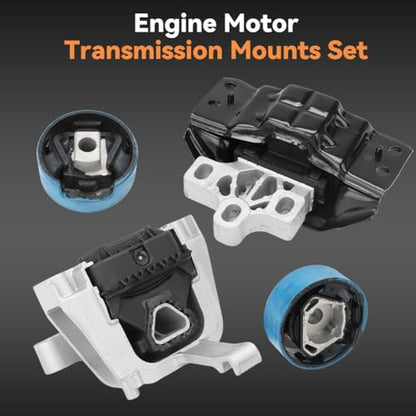 Engine Motor Transmission Mount Set Compatible with Volkswagen Atlas 3.6L