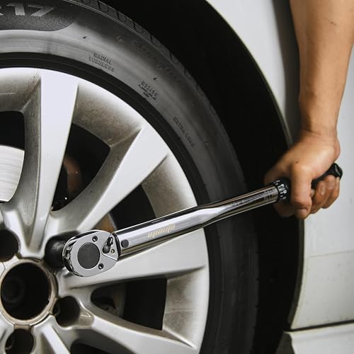 EPAuto 1/2-inch Drive Click Torque Wrench, 10-150 ft/lb, 13.6-203.5 N/m - size: 1/2 Inch Drive (10-150 ft.-lb.)