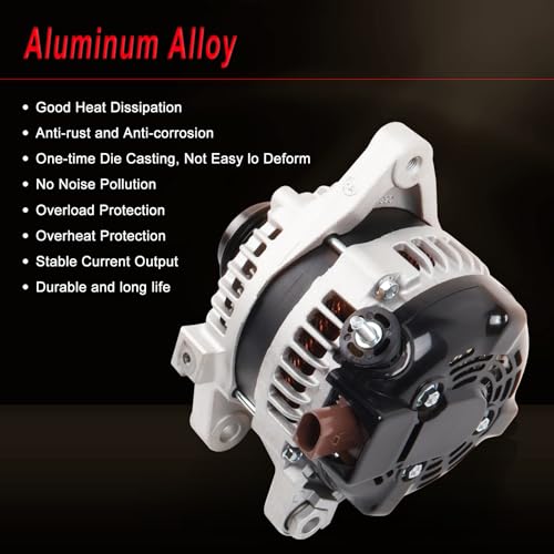 Alternator compatible with 2014-2019 Corolla 1.8L L4 - size: 2014-2019 Corolla