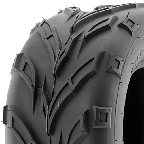 SunF A004 ATV UTV Off-Road Tire 20x10-10, 6 PR, Track & Trail, Tubeless - size: 20x10-10