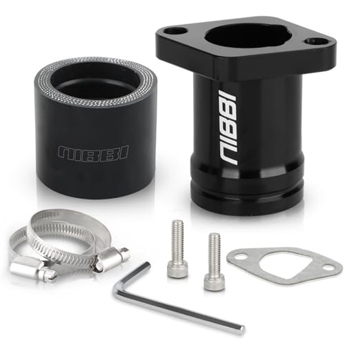 NIBBI Coleman Intake Manifold,Fit for Coleman b200 ct200u bt200x Predator 212 Engine Performance Parts Go Kart Mini Bike (Black) - color: black