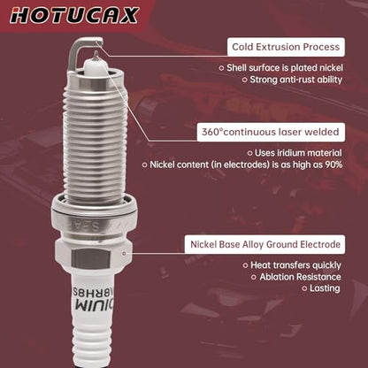 UF781 Ignition Coils & Iridium Spark Plug Set, 4 Pack - size: UF781 & Spark Plugs