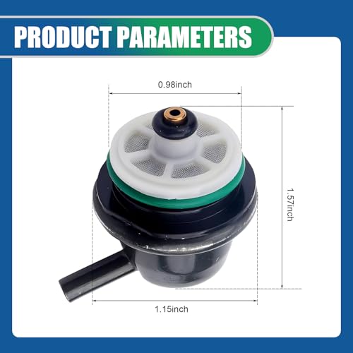 1 PC Automotive Fuel Pressure Regulator, Fuel System Injection Adjustment Repair Valve Damper, Replacement Part 89060422, Compatible with Chevrolet Buick GMC Cadillac (Multicolored)